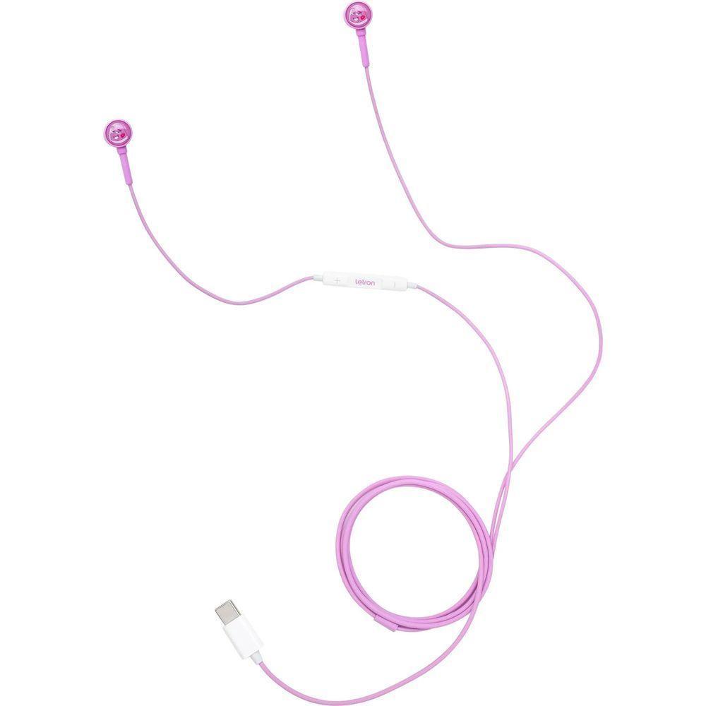 Fone De Ouvido Letron Fini Beijo Rosa - 2