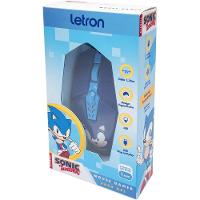 Mouse Gamer Letron Sonic 3600dpi Rbg Azul - 3