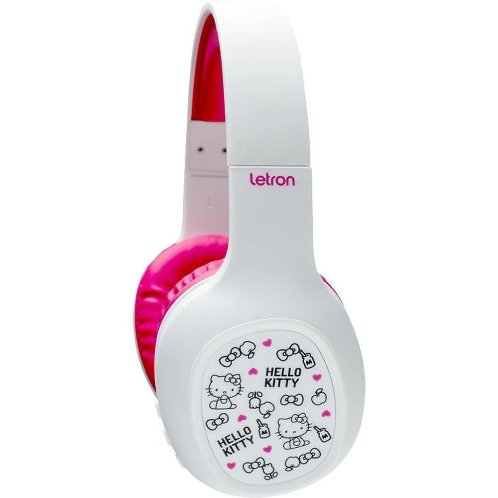 Headphone Bluetooth Letron Hello Kitty Rosa - 3