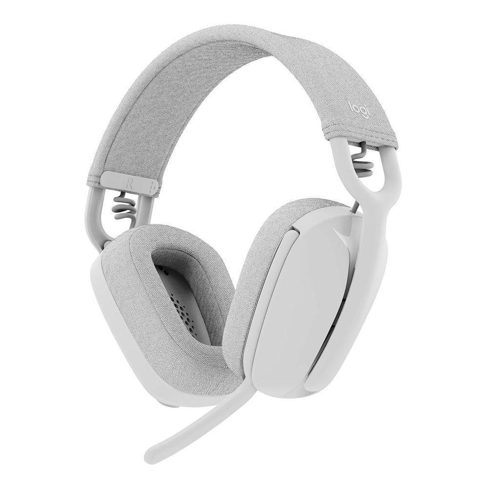 Headset Logitech Zone Vibe 100 Branco Sem Fio - 981-001218 - 7