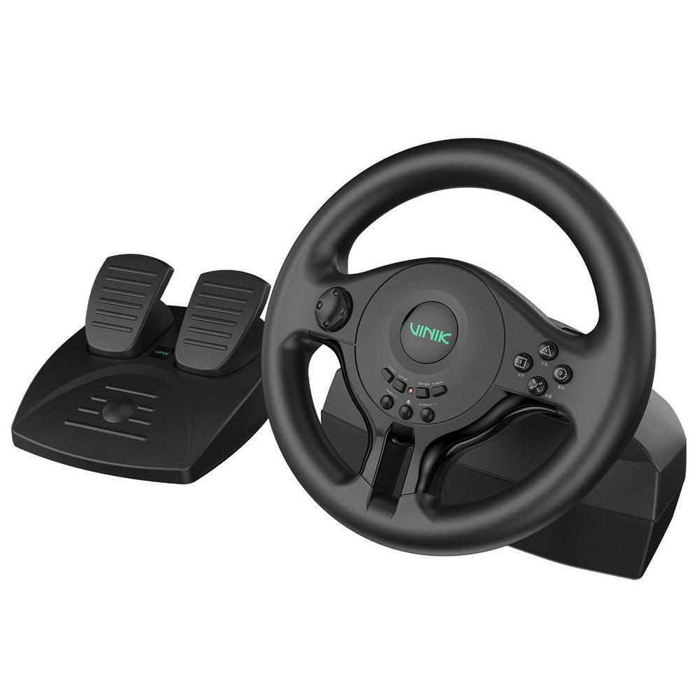 Volante Gamer Com Pedal Gw180 Vinik Para Pc - Ps4 - Xbox - Switch - 7