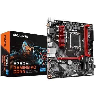 Placa Mae Gigabyte Intel Lga (1700) Ddr4 Atx - B760m Gaming Ac Ddr4
