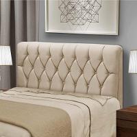 Cabeceira De Cama Istambul Casal/king 195cmx126cm Bege Bege - 2