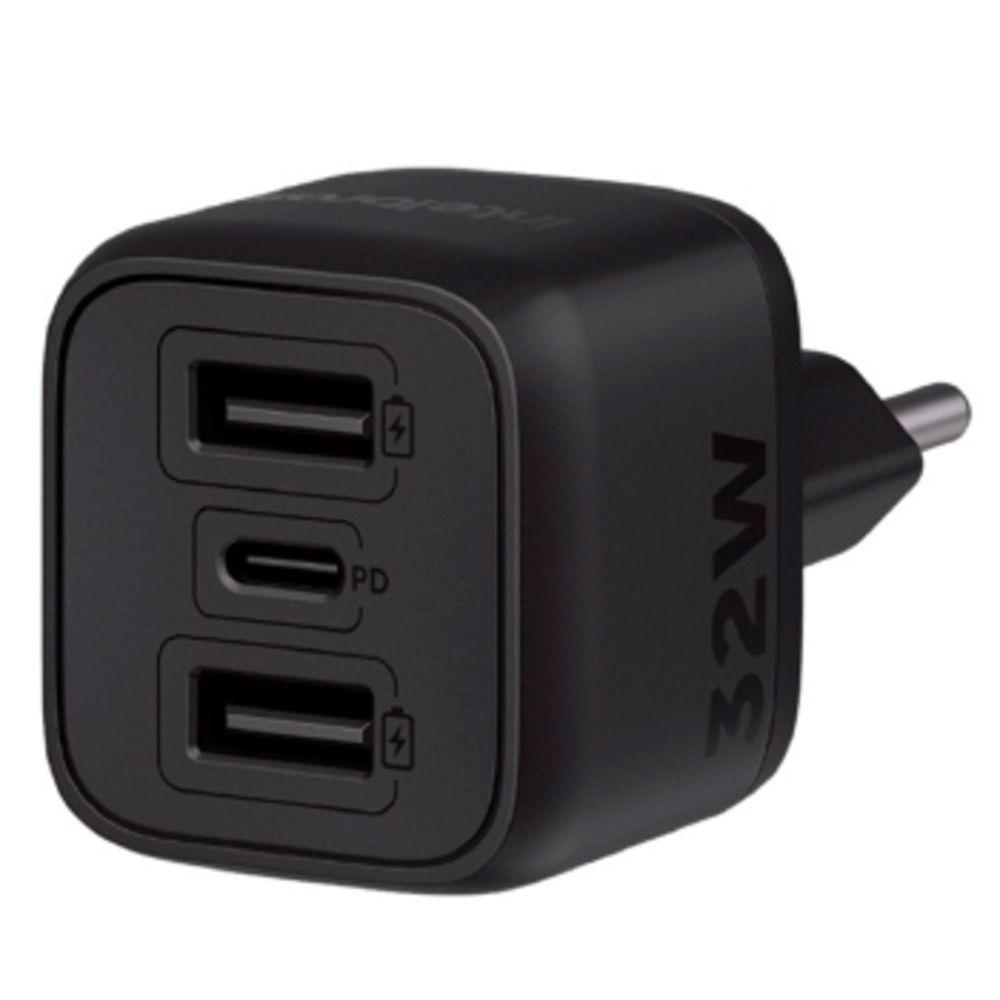 Carregador Usb Ec 12 Power 32w Gan Intelbras - 4820192 Preto Bivolt - 6