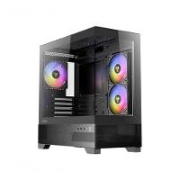 Gabinete Gamer Antec Cx500m Rgb Elite Lateral De Vidro Temp De 4 Mm Micro-atx-itx 3 Fans 120mm - 1