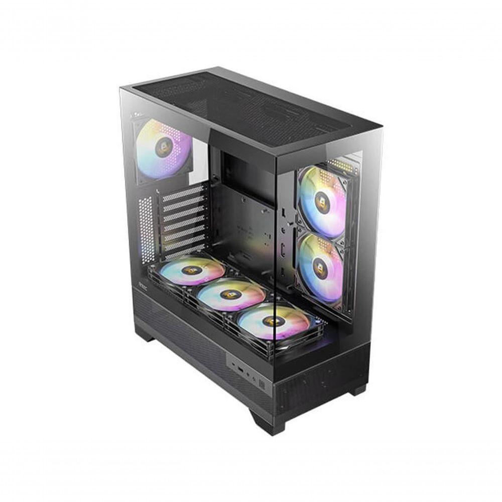 Gabinete Gamer Antec Cx700 Rgb Elite Lateral De Vidro Temp 4mm Atx-micro-atx-itx 6 Fans 120mm R - 5