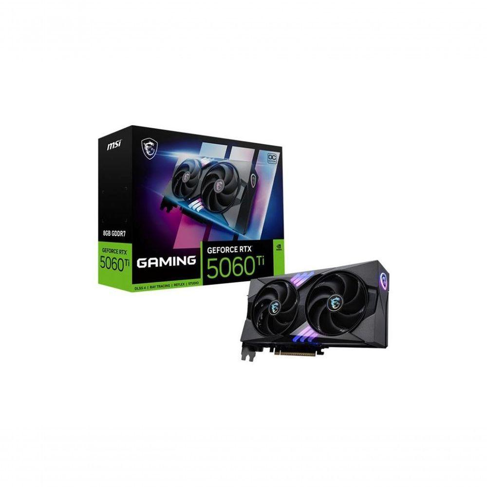 Placa De Video Msi Geforce Rtx 5060 Ti Gaming Oc 8g Gddr7 128 Bits - 912-v536-026 - 1