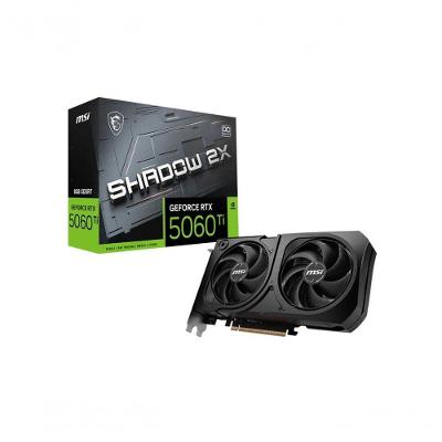 Placa De Video Msi Geforce Rtx 5060 Ti 8g Shadow 2x Oc Plus 8gb Gddr7 128 Bits - 912-v536-023