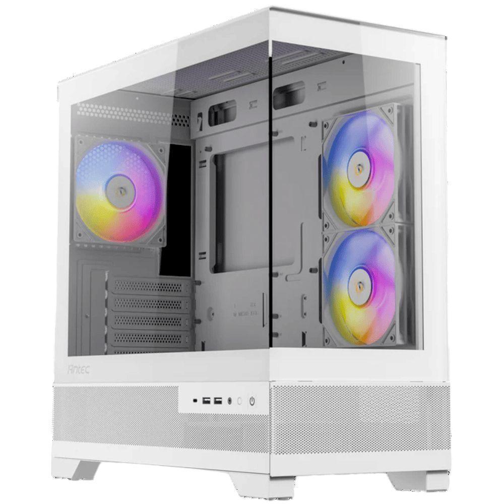 Gabinete Gamer Antec Cx500m Rgb White Lateral De Vidro Temp 4mm Micro-atx-itx Com 3 Fans Rgb 12 - 1