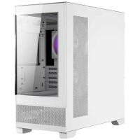 Gabinete Gamer Antec Cx500m Rgb White Lateral De Vidro Temp 4mm Micro-atx-itx Com 3 Fans Rgb 12