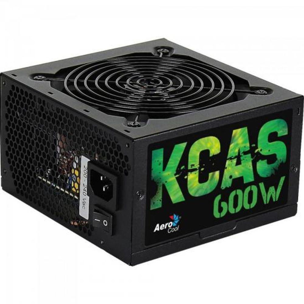 Fonte Atx Kcas 600w 80 Plus Bronze Pfc Ativo Aerocool - 1