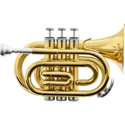 Trompete Pocket Bb Hmt-500l Laqueado Harmonics