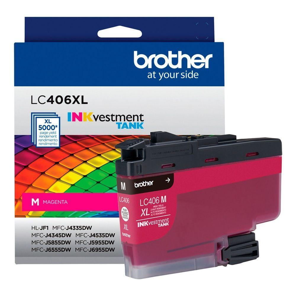 Cartucho De Tinta Brother Magenta 5k Lc406xlms - 1