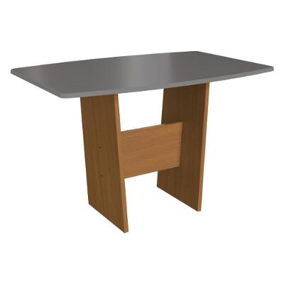 Mesa De Jantar 137cm 6 Lugares Multimóveis CR50214 Freijó-titânio