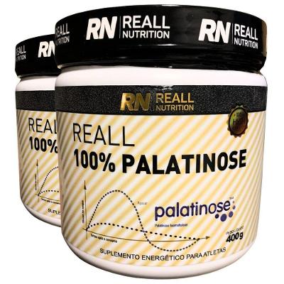 Kit 2 Palatinose 100% Pura Reall Nutrition 400g Isomaltulose Sabor Original