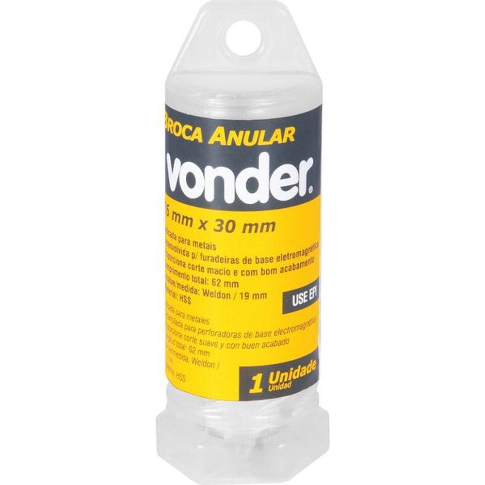 Broca Anular Encaixe Weldon 26x30mm Vonder - 4
