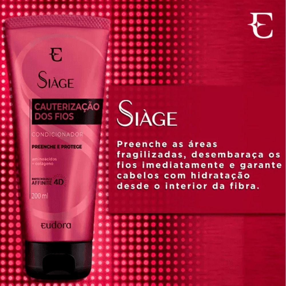Eudora Siàge Cauterização Dos Fios - Condicionador 200ml - 2