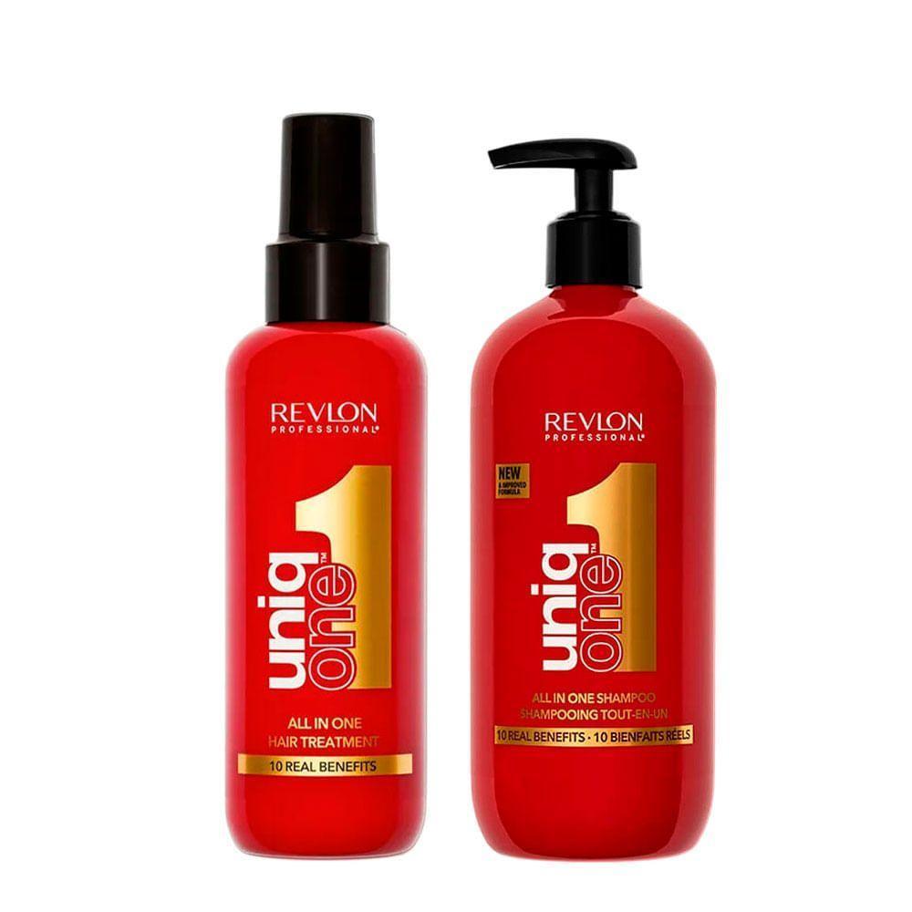 Kit Revlon Uniq One - Leave-in 150ml + Shampoo 230ml - 2