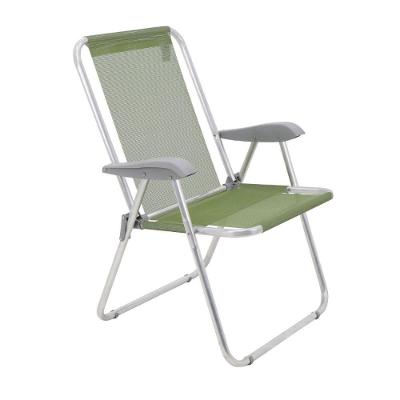 Cadeira De Praia Creta Master Camping Alumínio Tramontina Verde