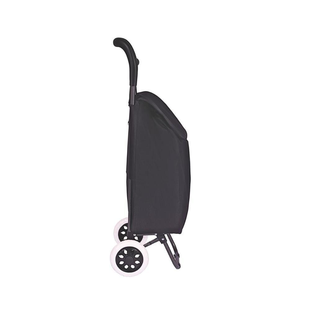 Carrinho De Compras Feira Leva Tudo Bag To Go Mor Preto - 4