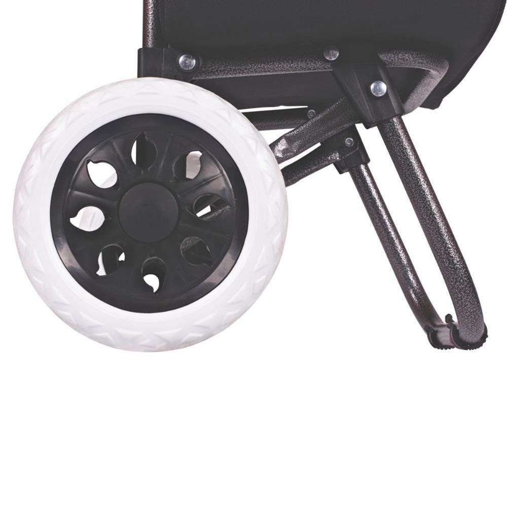 Carrinho De Compras Feira Leva Tudo Bag To Go Mor Preto - 8