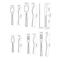 Faqueiro Buzios Aço Inox 72 Peças Tramontina - 3