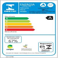 Cooktop a Gás 5 Bocas Tripla Vidro Fischer Preto Bivolt - 2