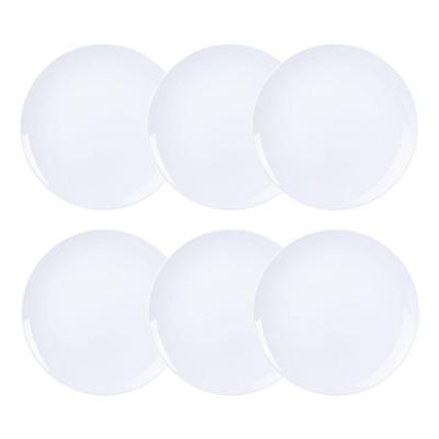 Jogo 6 Pratos Rasos Sophia Em Porcelana 28 Cm Tramontina