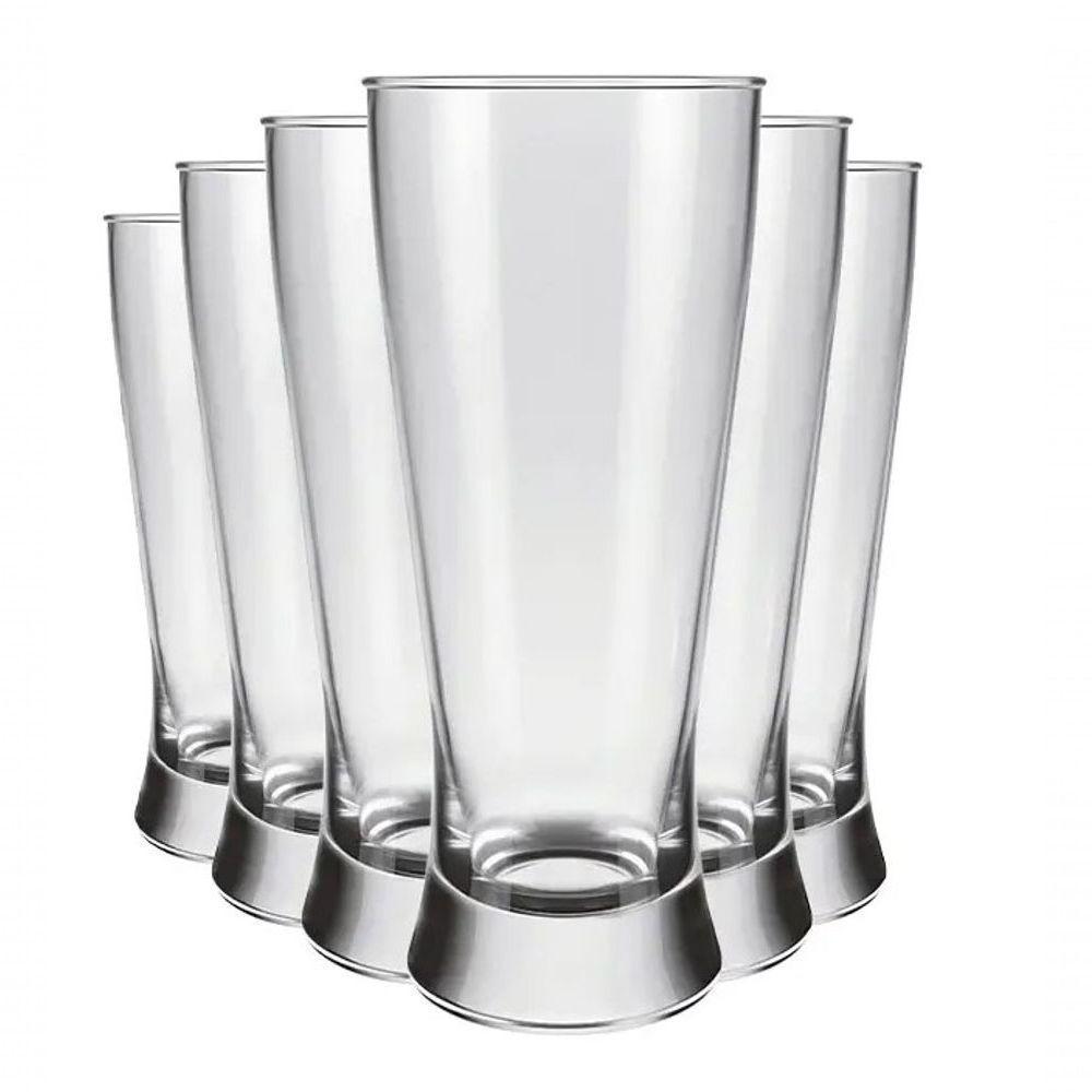 Jogo Copos Para Cerveja Lager Sm 300ml Nadir - 6 Peças - 1
