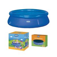 Piscina Redonda 3400 Litros Inflável Splash Fun Com Capa Mor - 1