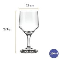 Jogo De Taças Para Vinho Buffet Sm 260ml Nadir - 6 Unidade - 4