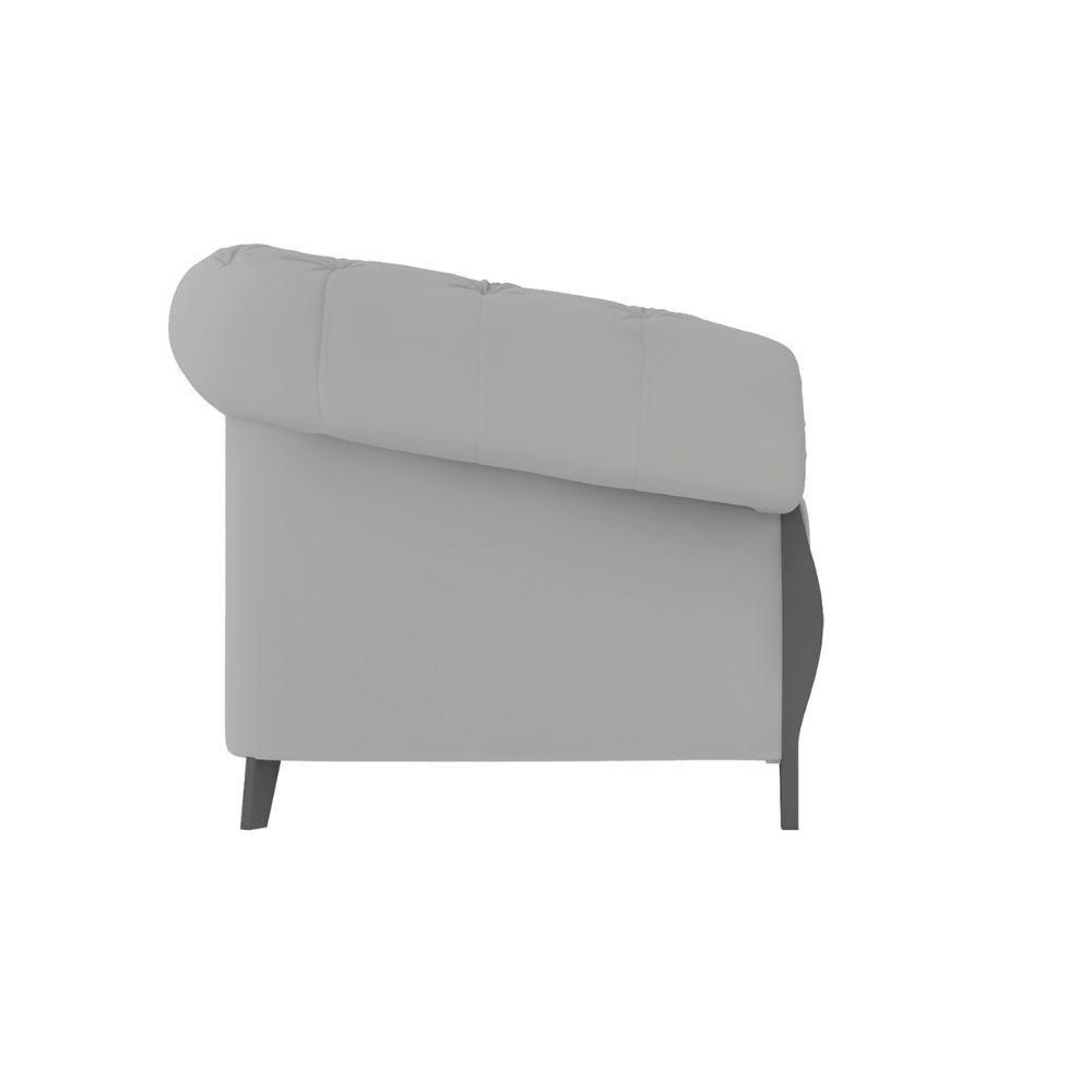 Poltrona Delacroix Com Pés Em Madeira Tingida - Élpis Móveis Verde - 6