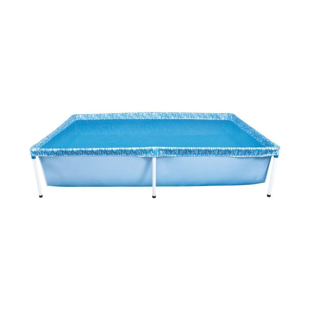 Piscina Infantil Retangular 1000 Litros Com Capa Mor - 4