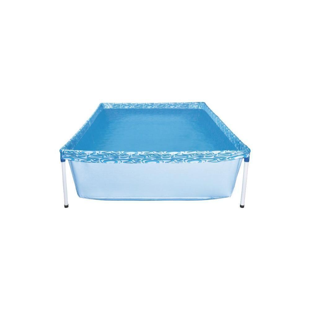 Piscina Infantil Retangular 1000 Litros Com Capa Mor - 5