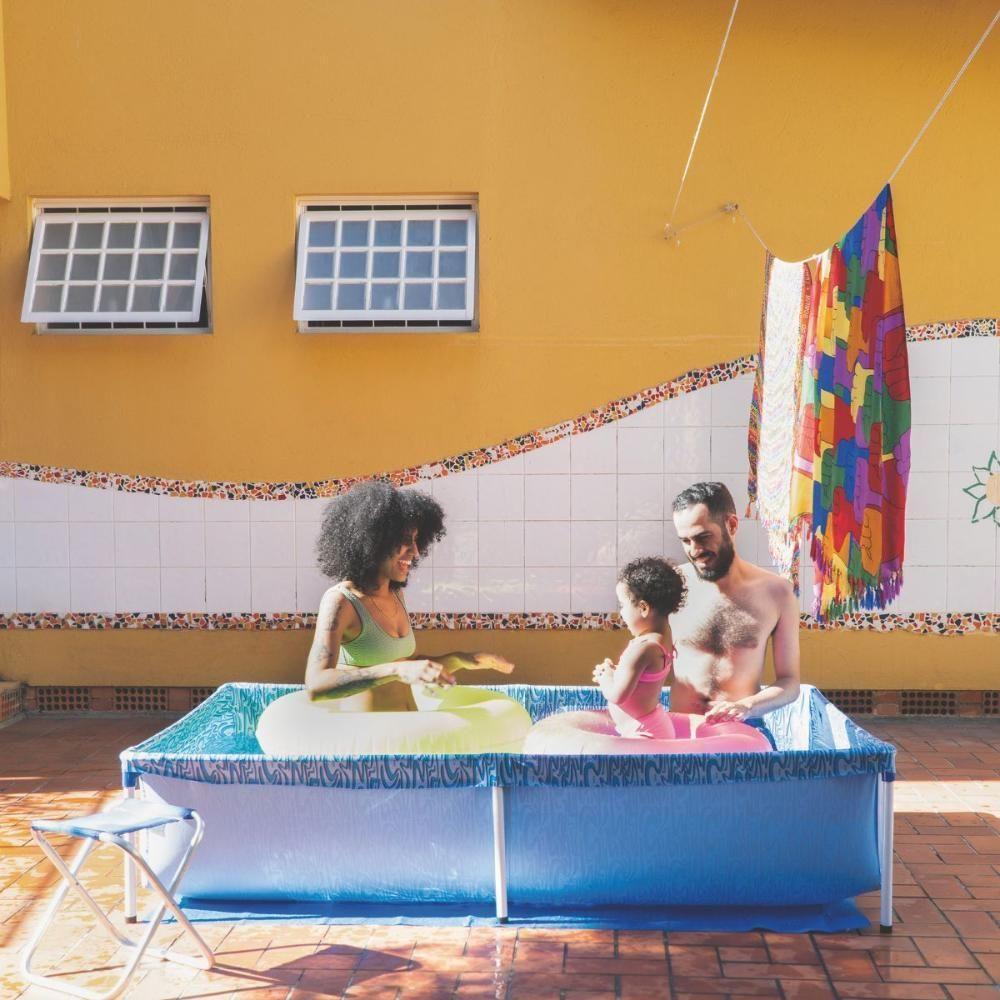 Piscina Infantil Retangular 1000 Litros Com Capa Mor - 8