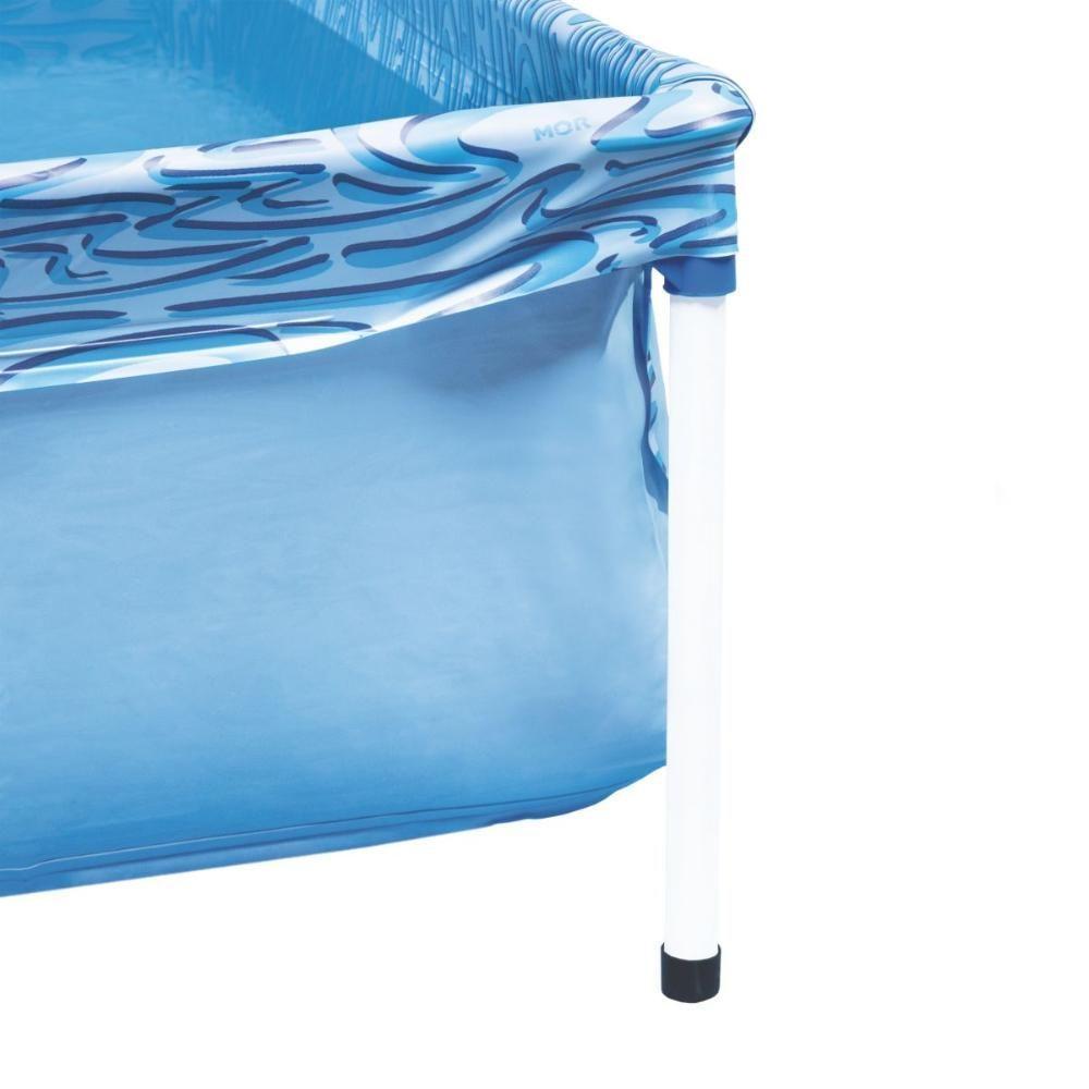 Piscina Infantil Retangular 1000 Litros Com Capa Mor - 9