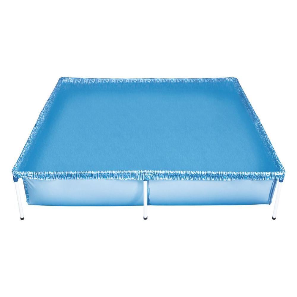 Piscina Estrutural 1500 Litros 189 X 189 X 42 Cm Com Capa Mor - 3