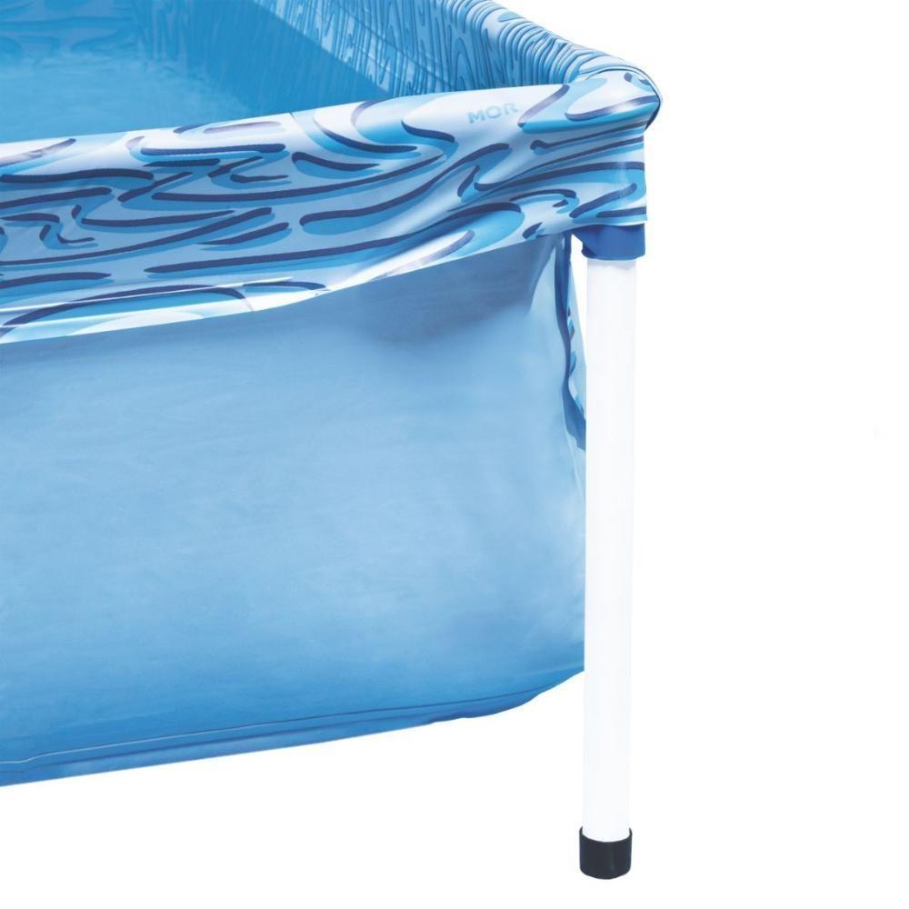 Piscina Estrutural 1500 Litros 189 X 189 X 42 Cm Com Capa Mor - 5