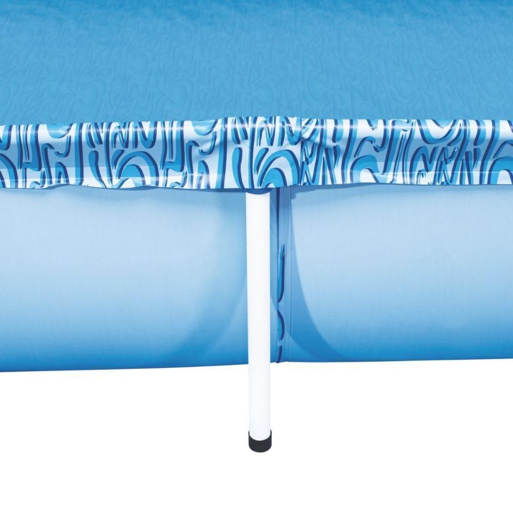 Piscina Estrutural 1500 Litros 189 X 189 X 42 Cm Com Capa Mor - 8