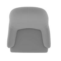 Poltrona Toscana Base Giratória Em Madeira Tingida - Élpis Móveis Marrom - 8