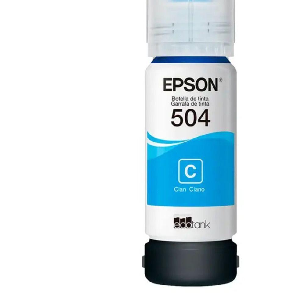 Refil Tanque Tinta Epson T504 Ciano - T504222-br - 2