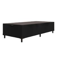Cama Box Com Baú Com 41cm De Altura Prince Preto Marrom - 1