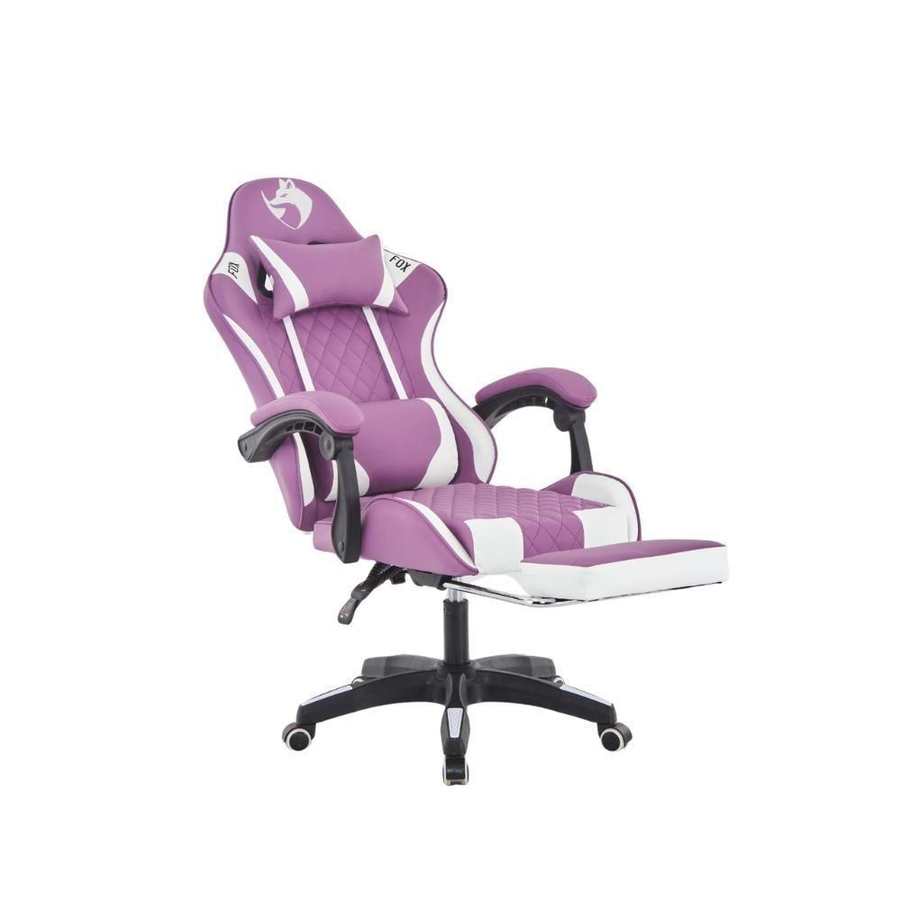 Cadeira Gamer Fox Racer Luna Com Apoio De Pés Ut-b200 Lilás - 2