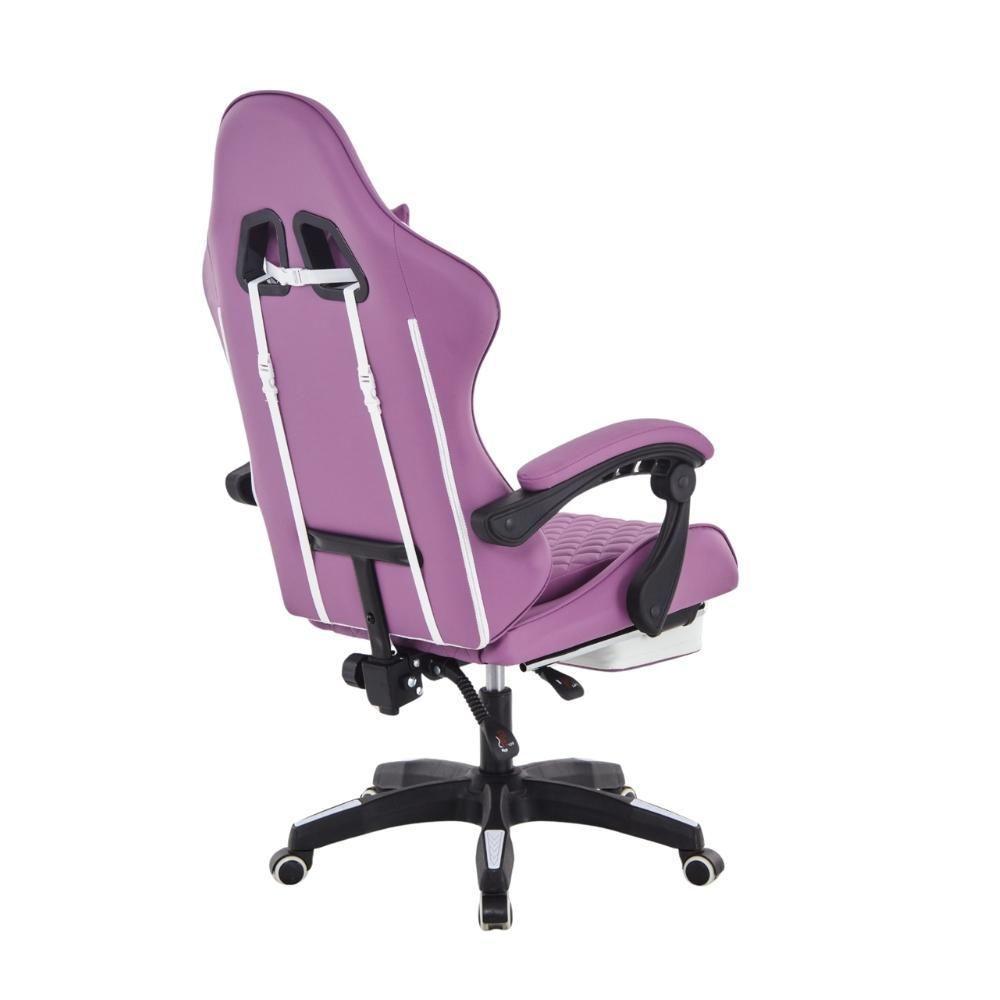 Cadeira Gamer Fox Racer Luna Com Apoio De Pés Ut-b200 Lilás - 4