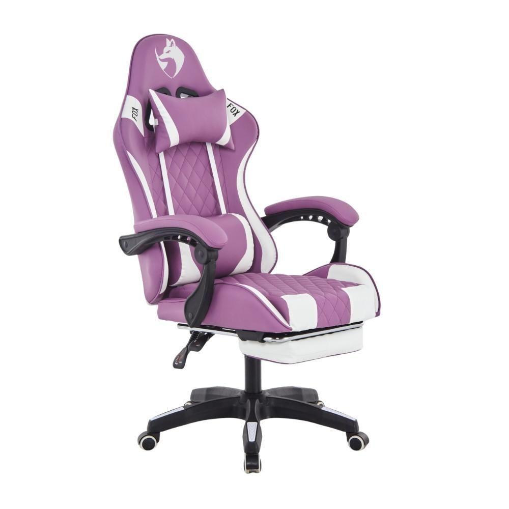 Cadeira Gamer Fox Racer Luna Com Apoio De Pés Ut-b200 Lilás - 5