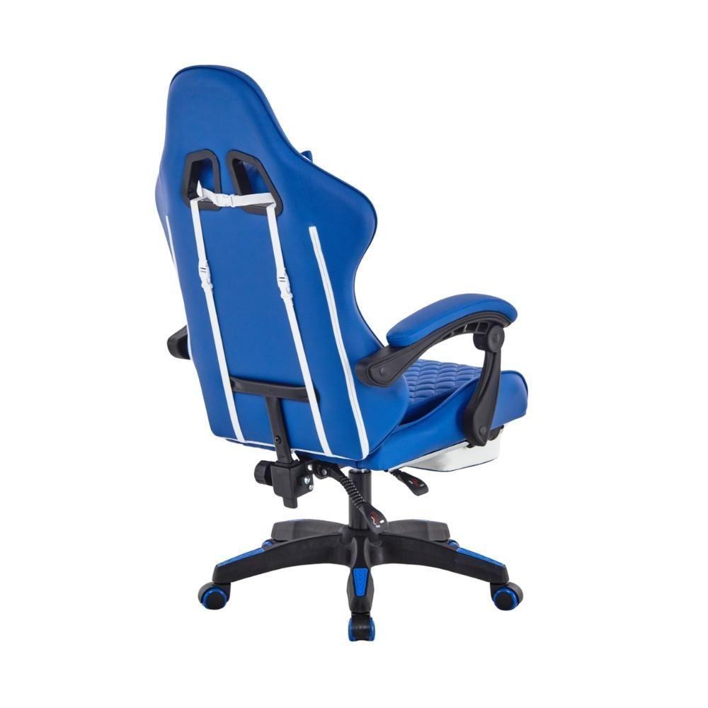 Cadeira Gamer Fox Racer Luna Com Apoio De Pés Ut-b200 Azul - 6