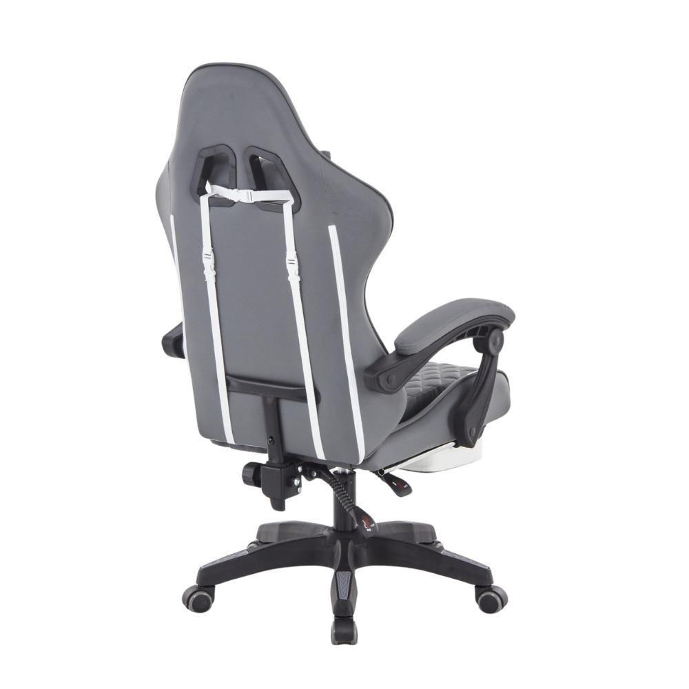 Cadeira Gamer Fox Racer Luna Com Apoio De Pés Ut-b200 Cinza - 5