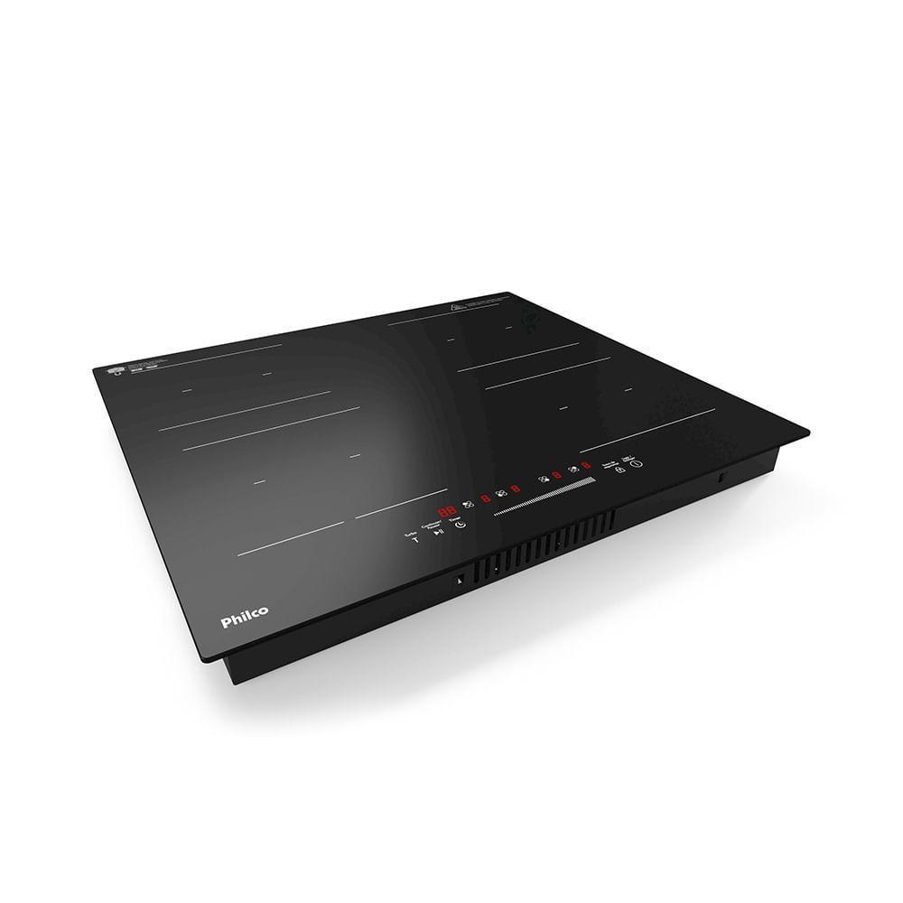 Cooktop De Indução Philco PCTQ1 4 Bocas Função Turbo Display Digital Painel Touch Preto 220V - 6