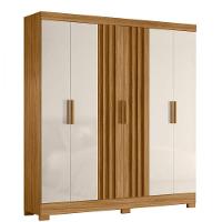 Conjunto Guarda-roupa 3 Peças 6 Portas 12 Gavetas Moval - 2