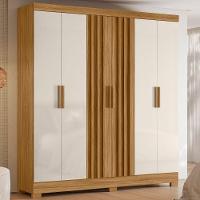 Conjunto Guarda-roupa 3 Peças 6 Portas 12 Gavetas Moval - 5